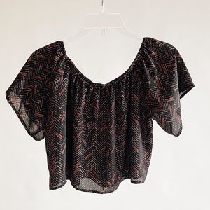 Forever 21 Off Shoulder Stretchy Lightweight Top